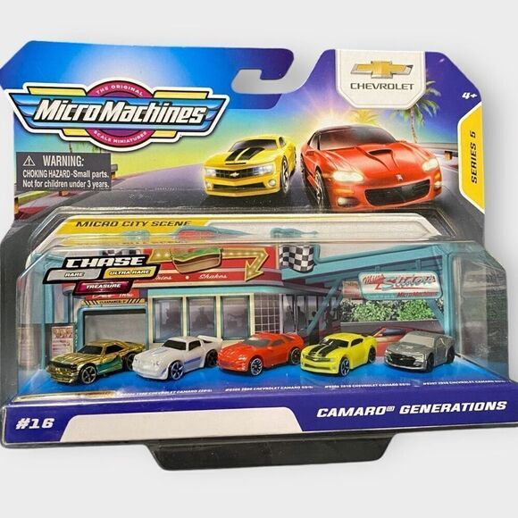 Micro Machines Series 5 Camaro Generations #16 CHASE RARE and ULTRA 67 Camaro SS - Picture 5 of 8